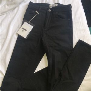 NWT Acne studios size 24 needle black jeans